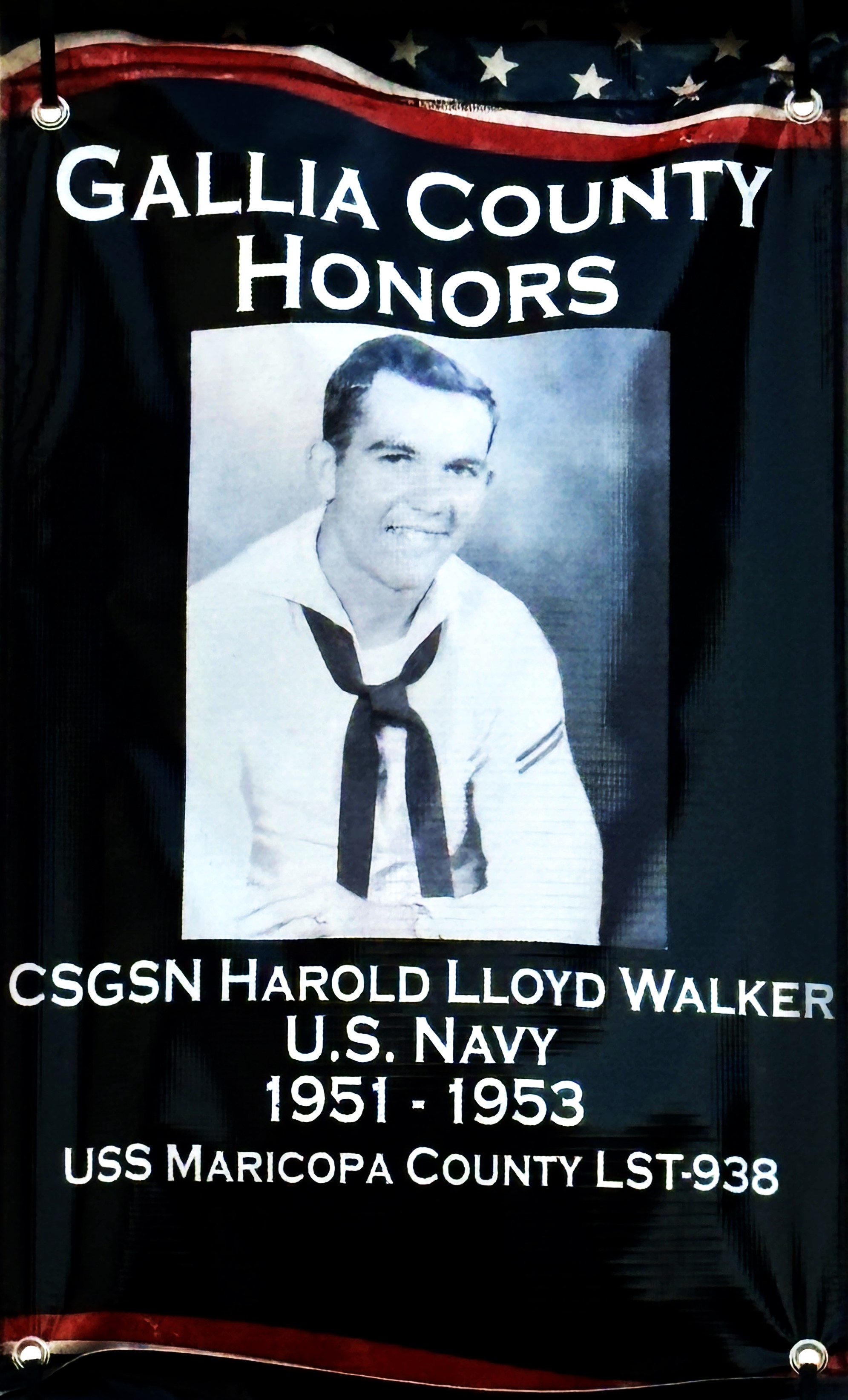 BN 0100 CSGSN Harold Lloyd Waker USN 1951 1953 Photo photo