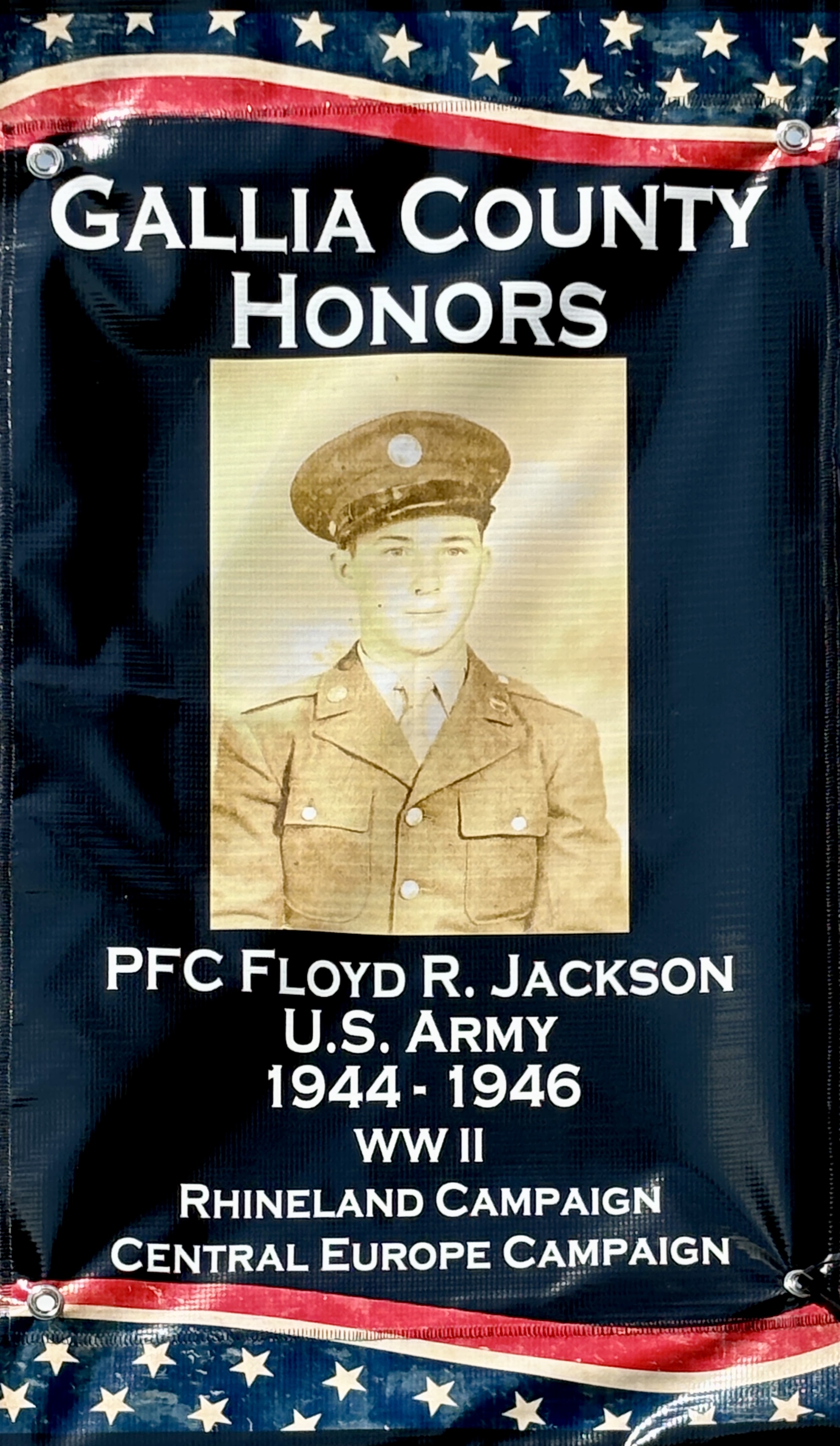 BN 0109 PFC Floyd R Jackson USA 1944 1946 WW II photo