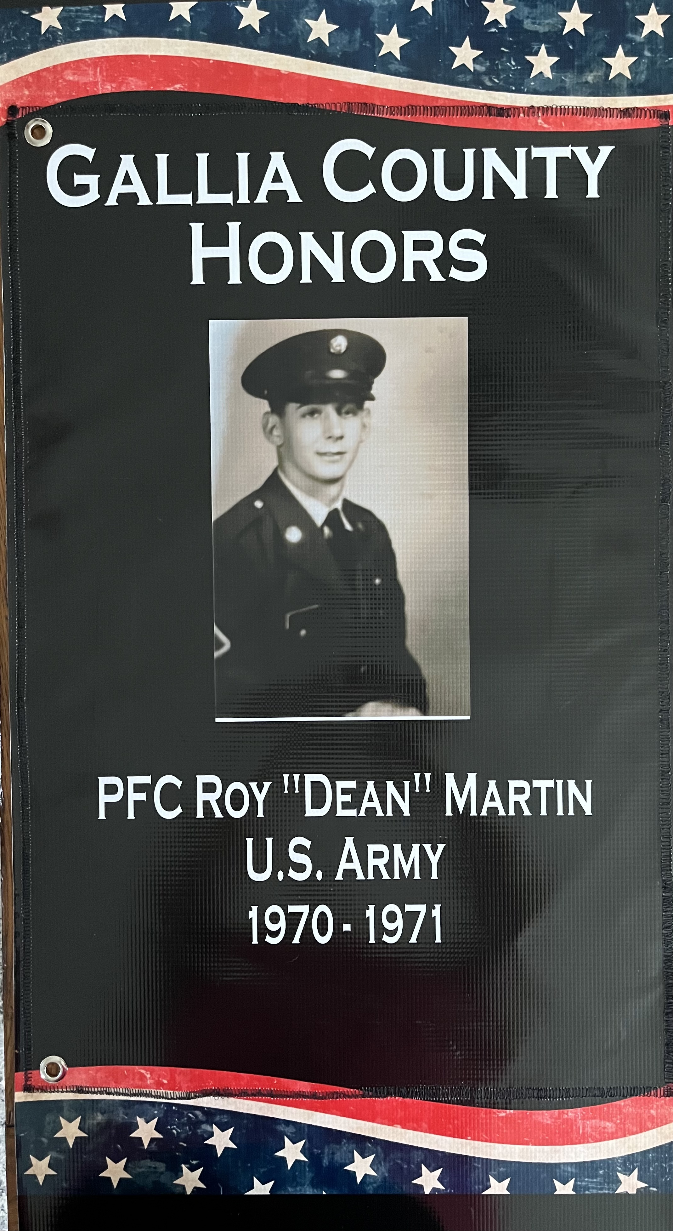 Martin, Roy “Dean” PFC