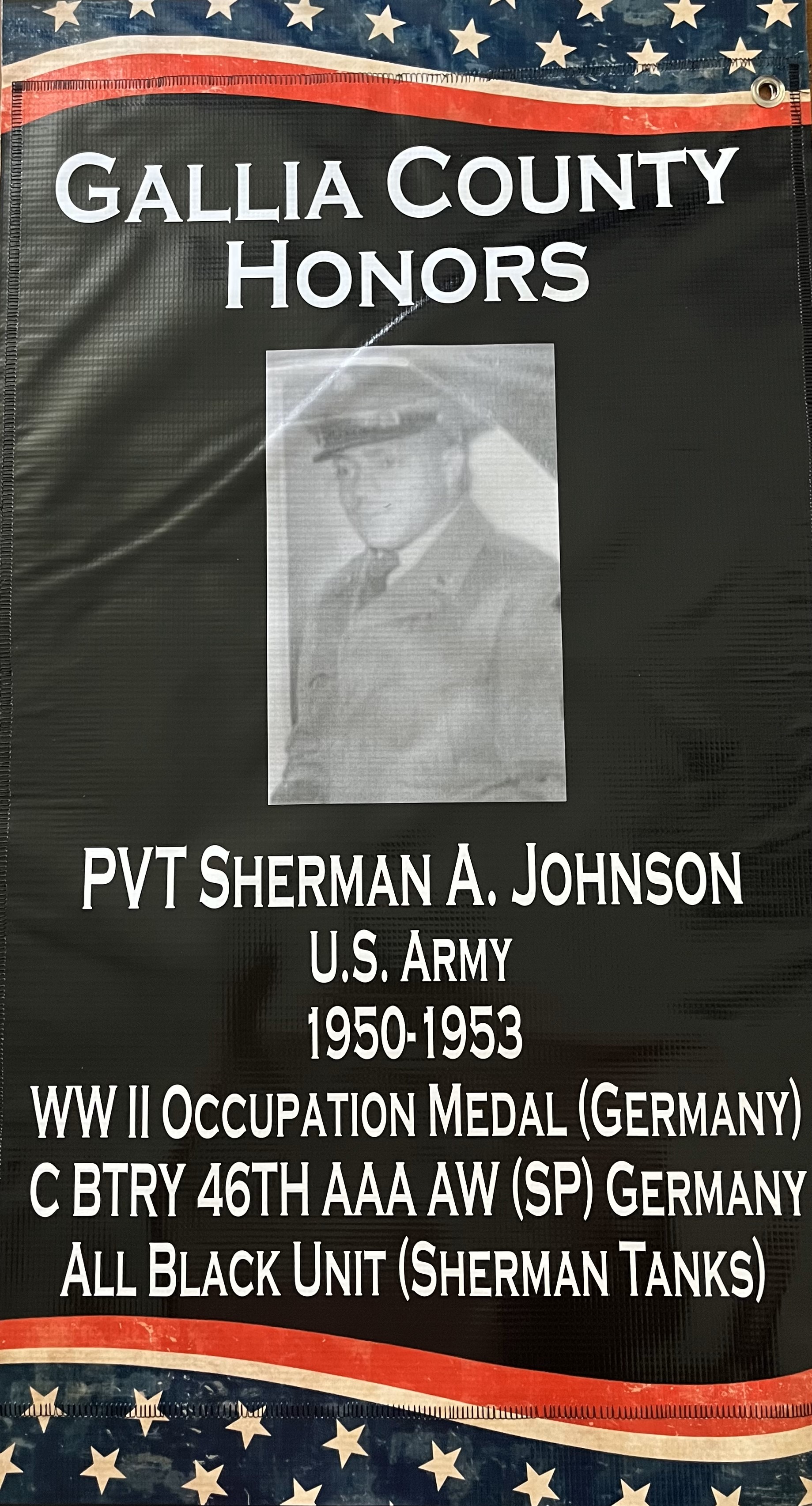 Johnson, Sherman A. PVT
