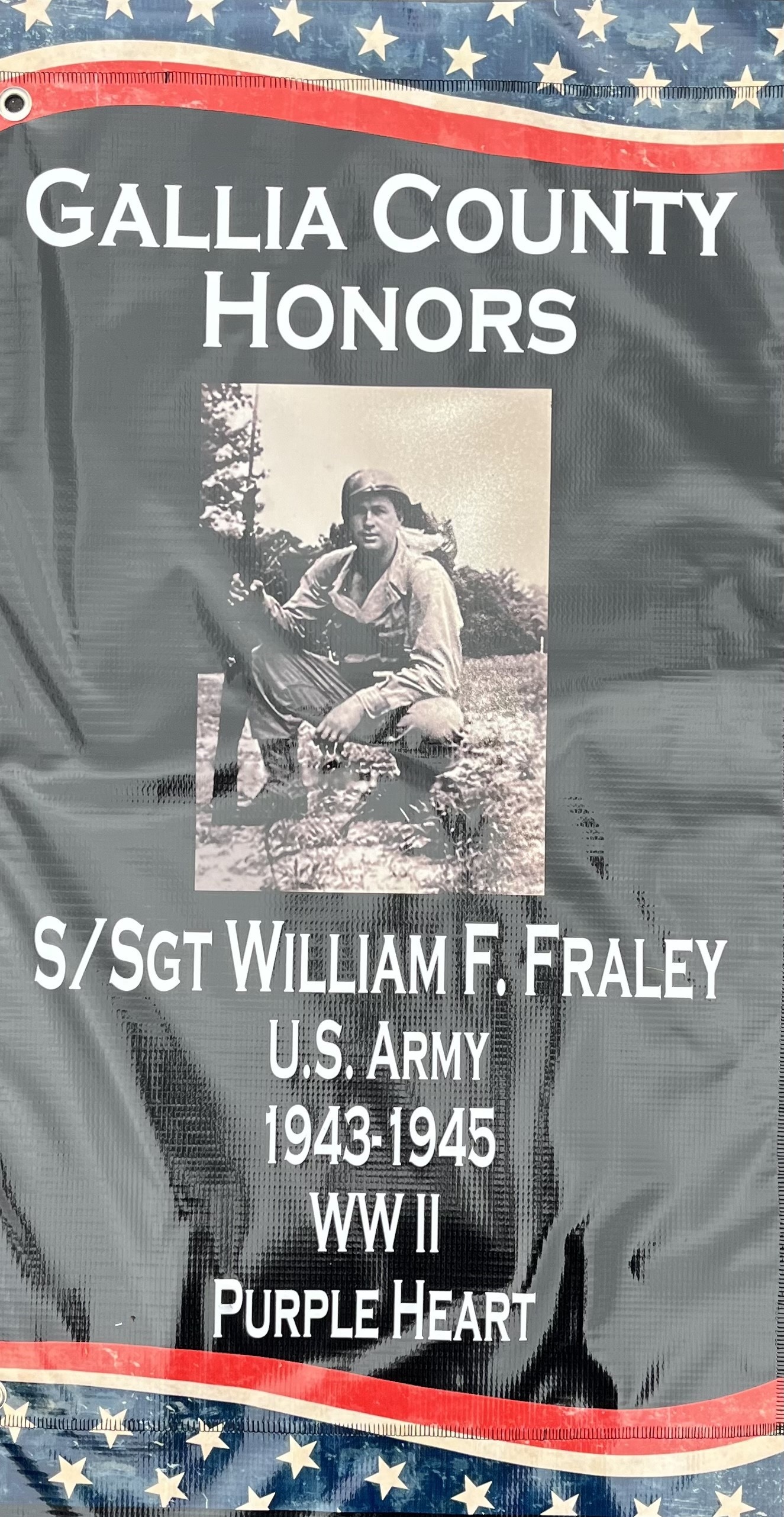 BN 0154 SSgt William F Fraley USA 194301945 WWII photo