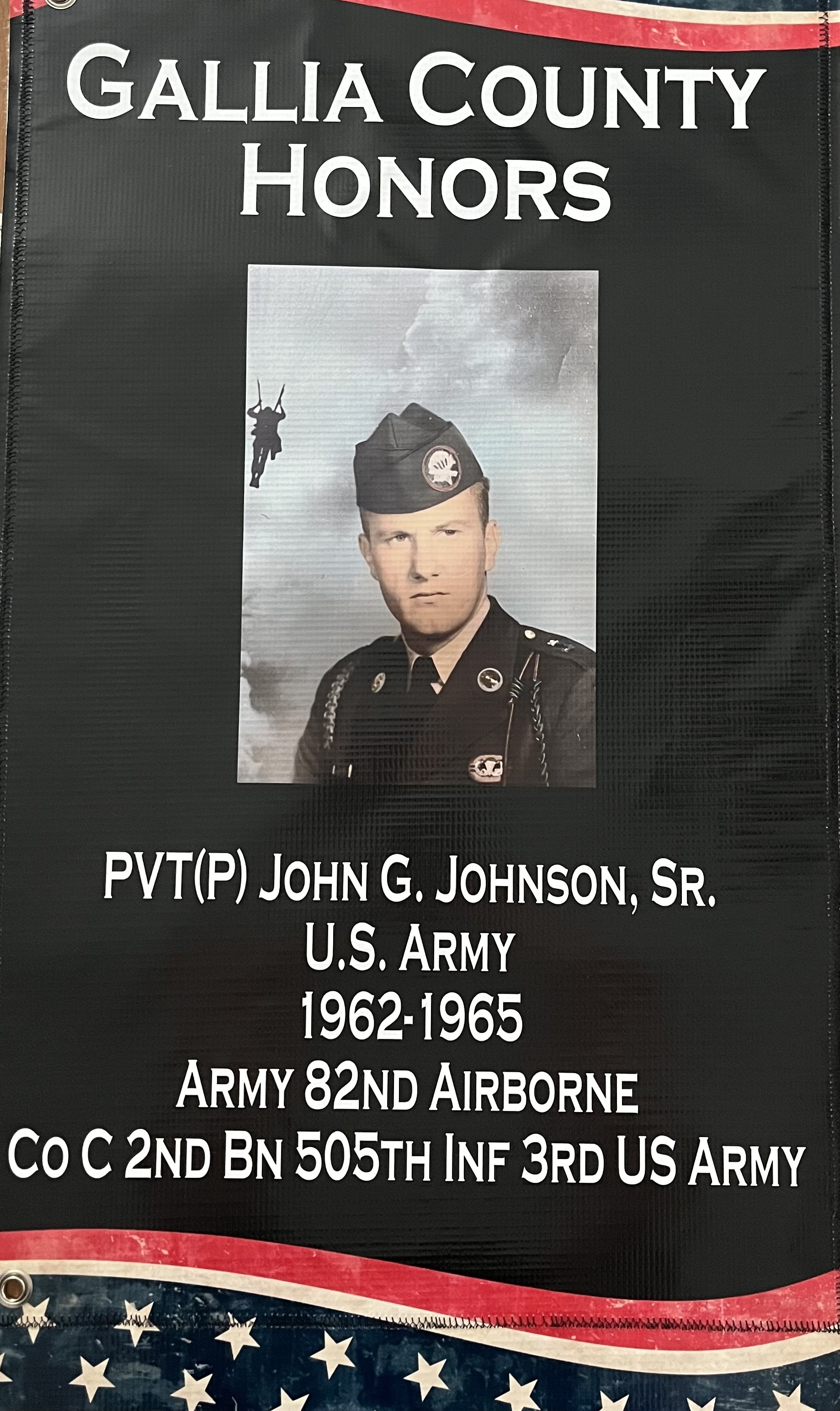 BN 0167 PVTP John G Johnson Sr USA 1962 1965 photo